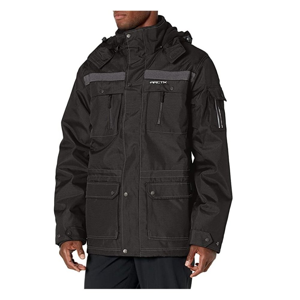 NWT Arctix Men's Performance Tundra Jacket High Vis Black Size L $180 O206